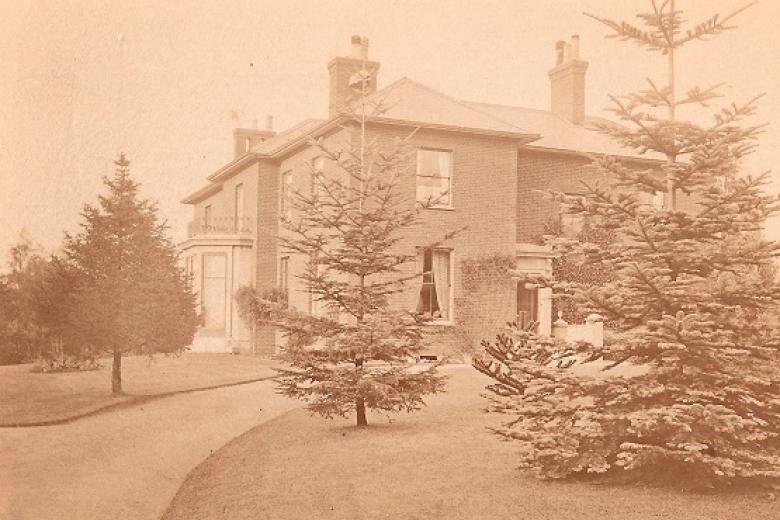The College for Women, Benslow House, Hitchin, circa 1869 (archive reference: GCPH 13/1/1)