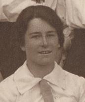 Dorothy Wrinch, the first Yarrow Scientific Research Fellow, taken from the first year photograph by Mason & Co, 1913 (archive reference: GCPH 11/4a/36/54b)