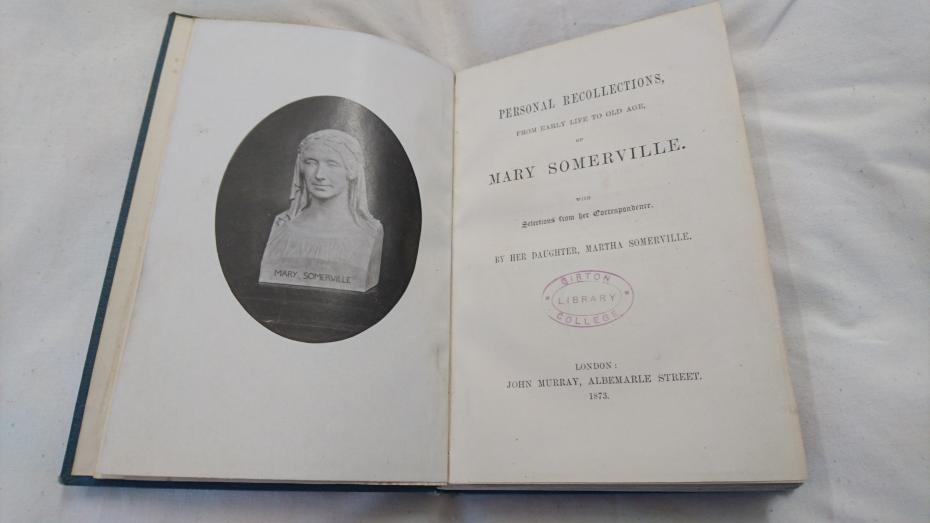 Personal recollections of Mary Somerville. London: John Murray, 1873