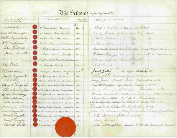 GCGB1-8-1pt- Deed Of Indemnity 6 Nov1872- colour