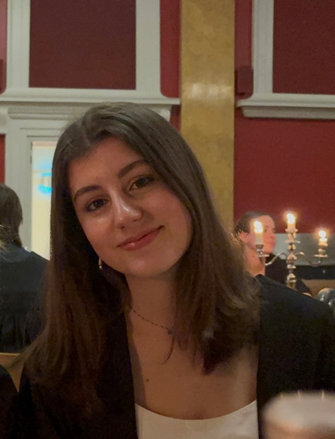 A photo of Milena at a Formal Hall