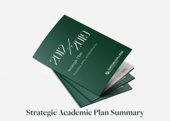 Strategic Academic Plan (Summary) publication cover image