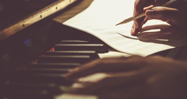 composing music with piano