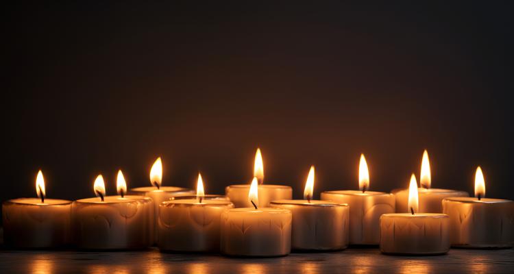 tealights in the dark