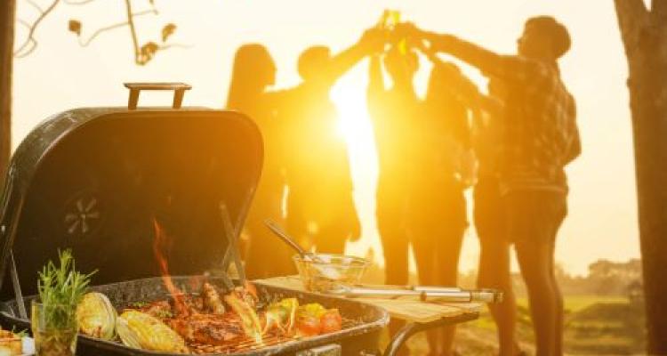 Image of people enjoying a barbecue