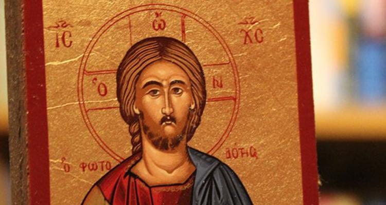 An icon of Christ the Teacher