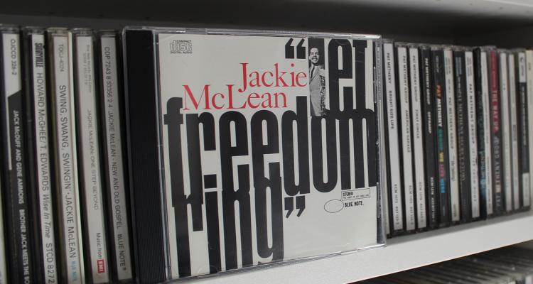 The cover art is a photo of Jackie MacLean’s 1963 album for Blue Note Records, ‘Let Freedom Ring’