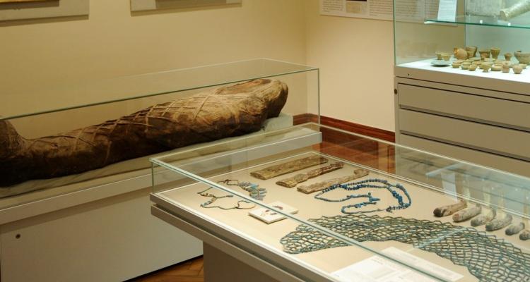Graphic of objects in the Lawrence Room Museum