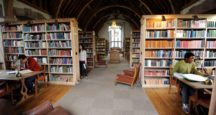 Photo of Girton College library