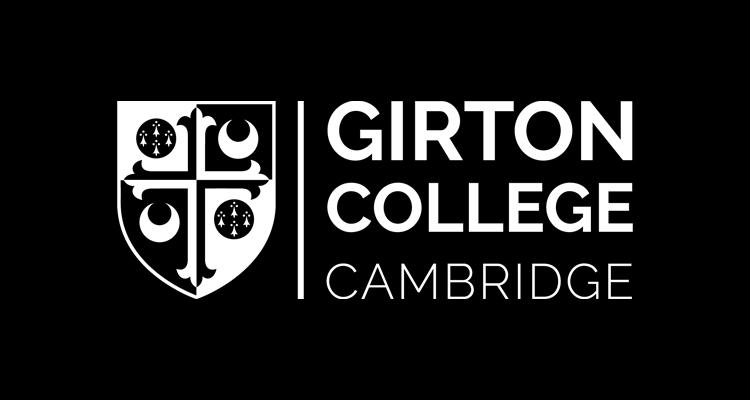 Girton college logo in black and white