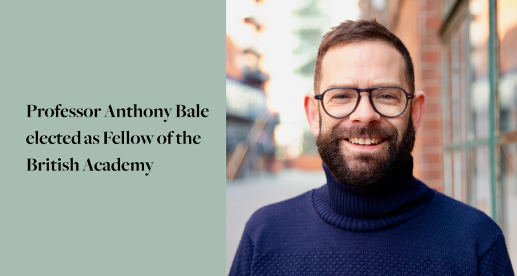 Anthony Bale elected Fellow of British Academy
