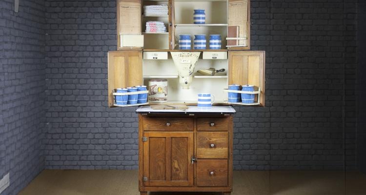 A surviving Easiwork kitchen cabinet (credit: Collinge Antiques Ltd)