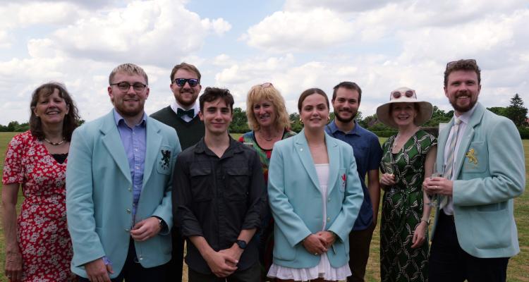 The Mistress, Fellows, McGrath family and Sports Awards holders group picture