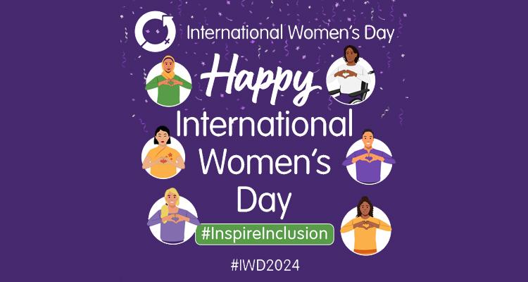 Happy international women's day #inspireinclusion poster image