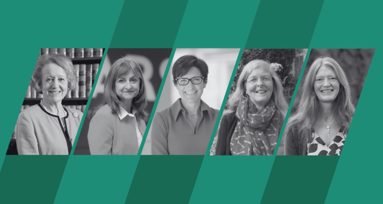 Collage of Lady Arden, Nici Bush, Jane Fraser, Helen Skaer, Susan Smith