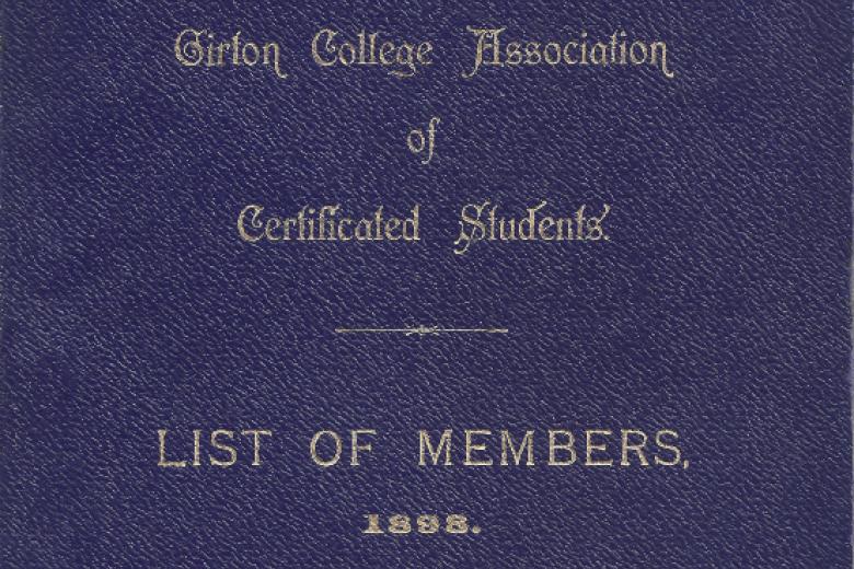 booklet listing members