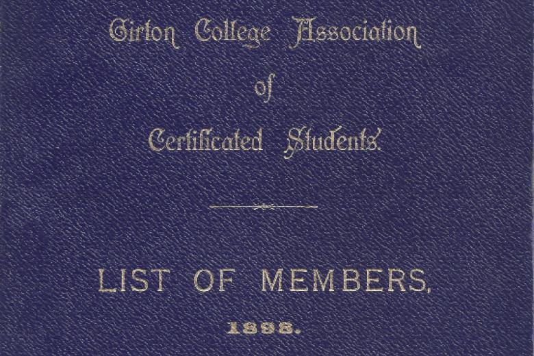 booklet listing members