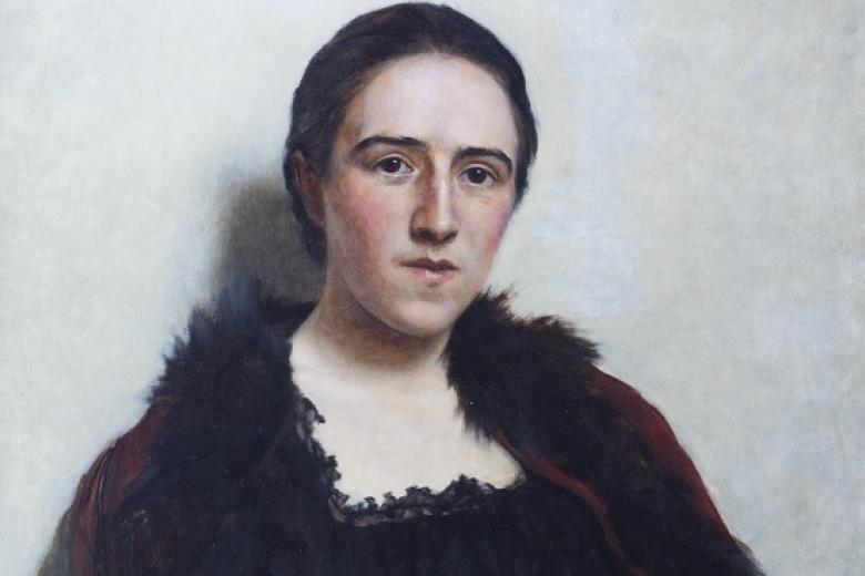 Portrait of Katharine Jex-Blake by Herman G Herkomer, not dated (archive reference: GCPH 11/33/63)