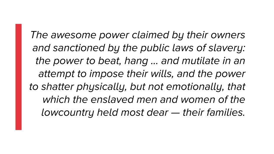 Betty Wood, Women’s Work, Men’s Work: the Informal Slave Economies of Lowcountry Georgia (Athens, Georgia: The University of Georgia Press, 1995), p. 3. 