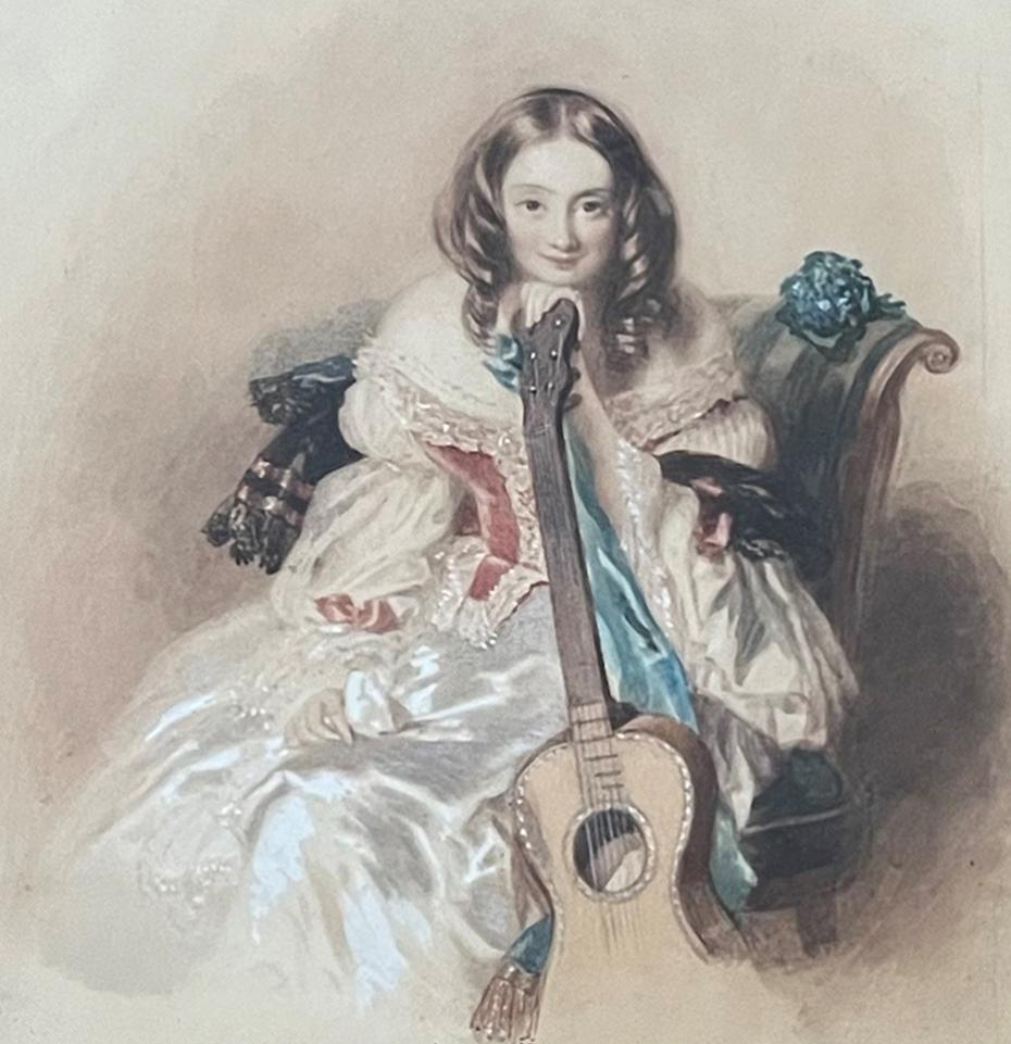 Portrait of Jane Catherine Gamble by A E Chalon, 1838 (archive reference: GCPH 4/4/2)