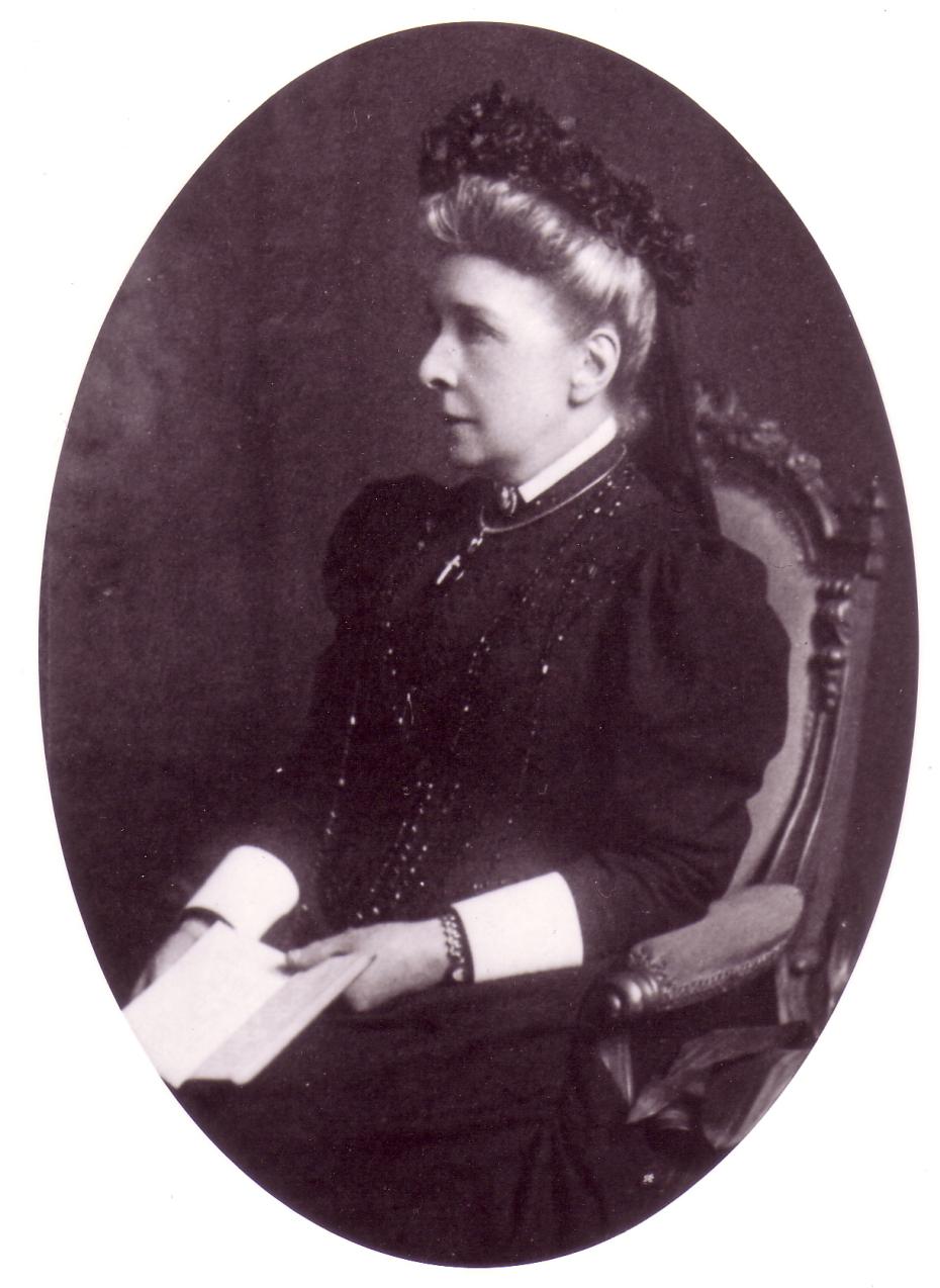 Photograph of Charlotte Manning, taken by an unknown photographer, circa 1860 (archive reference: GCPH 5/1/1).