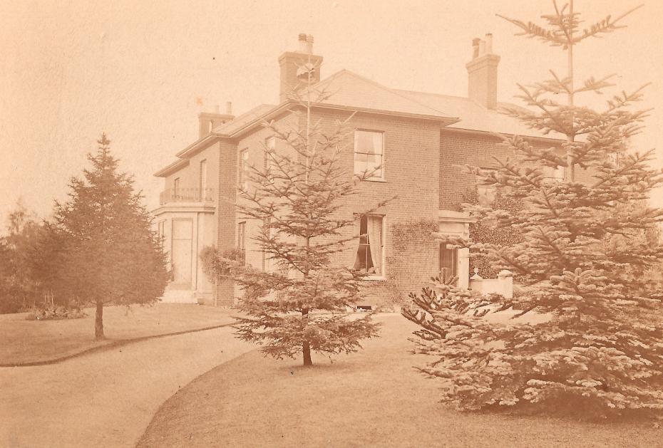 Benslow House, 1869. Taken on a three-year lease on 30 September, Emily said the house had a ‘foundation of plainness and solidity’ (archive reference: GCPH 3/23/1).