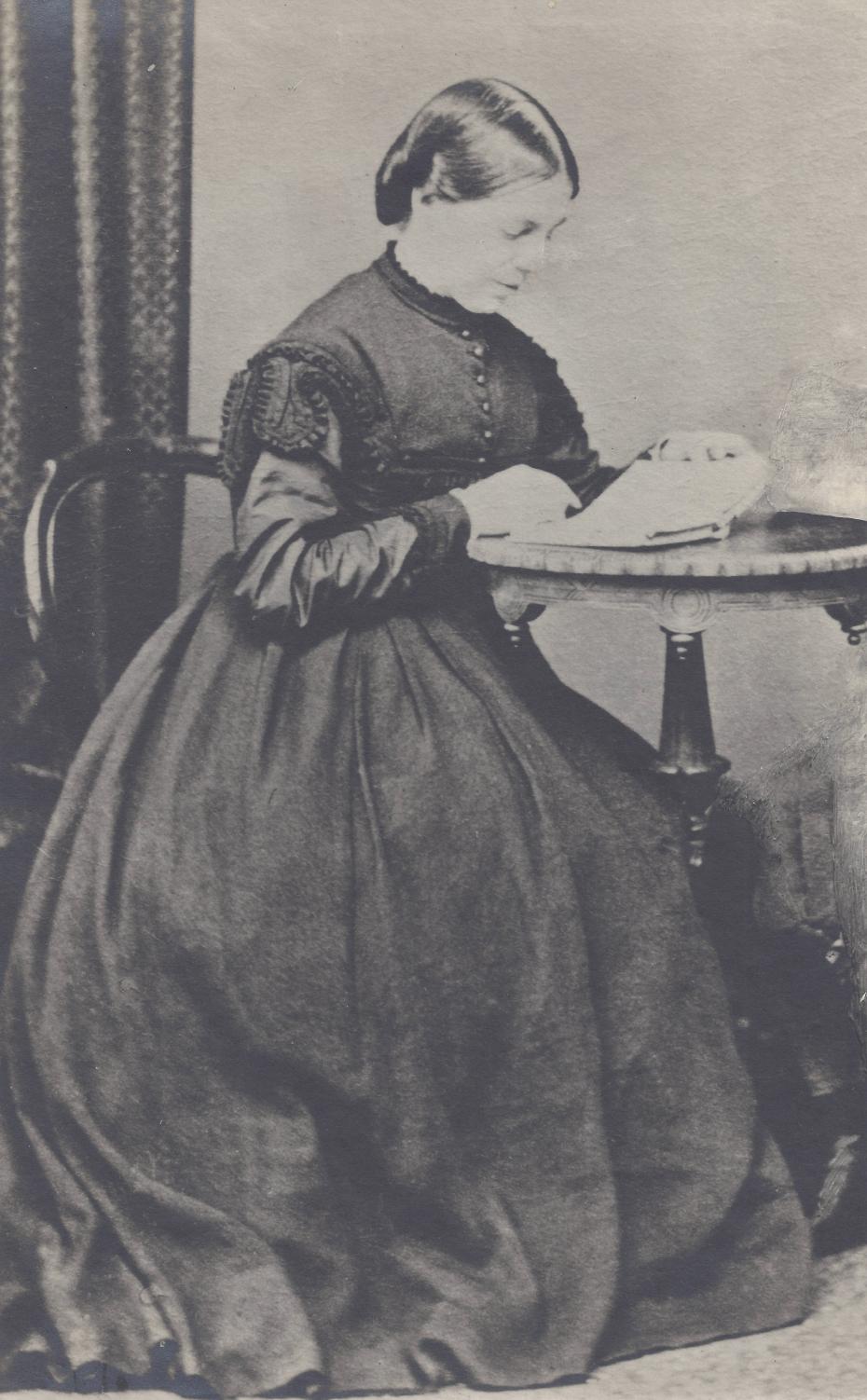 Possibly a photograph of Anne Austin, née Crow, by an unknown photographer, circa 1870 (archive reference: GCPH 5/3/1)