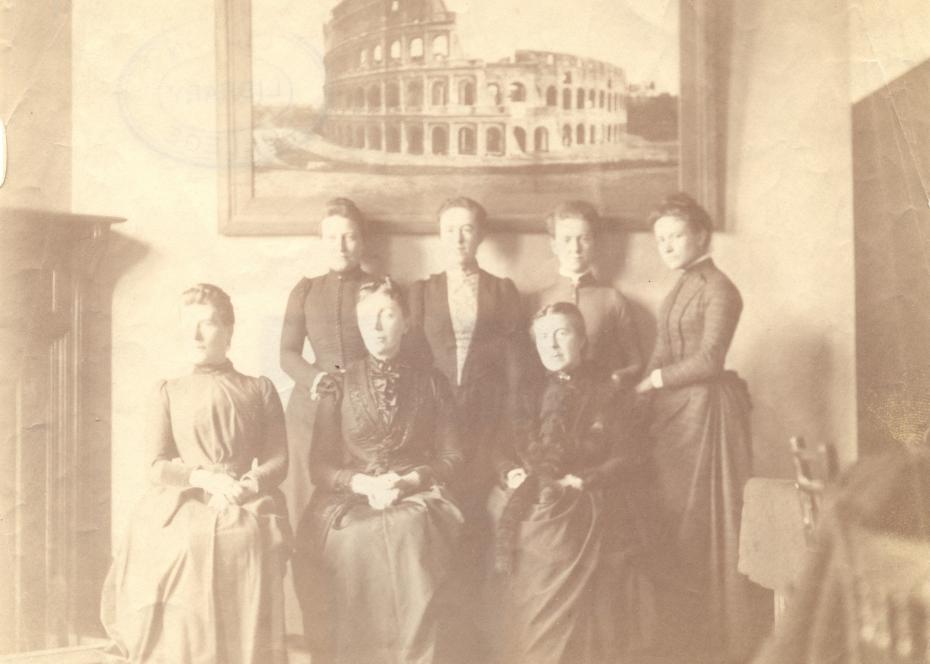 Image 7: Staff group (taken before the term Fellow was in use) circa 1888–1890 (archive reference: GCPH 6/1/1). 