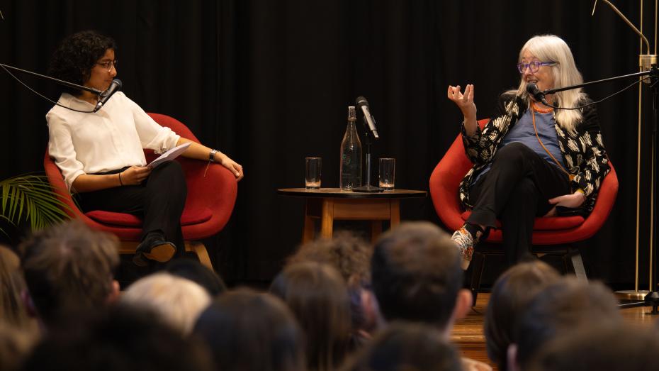 Maria Karinatan in conversation with Professor Mary Beard