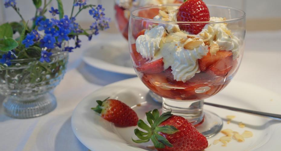 strawberries and cream